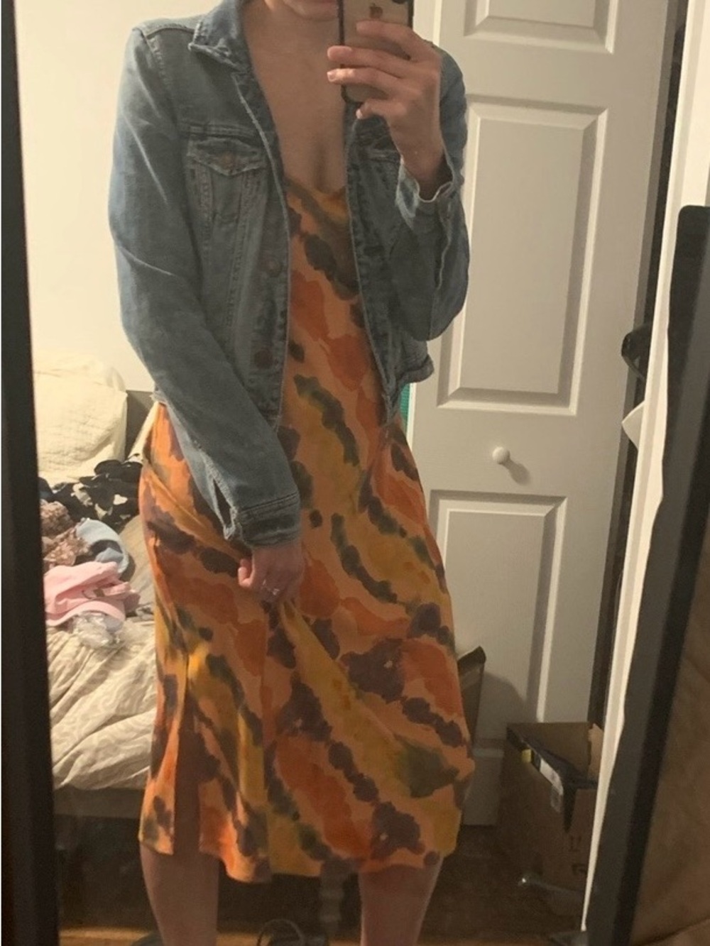 By Anthropologie Watercolor Maxi Dress